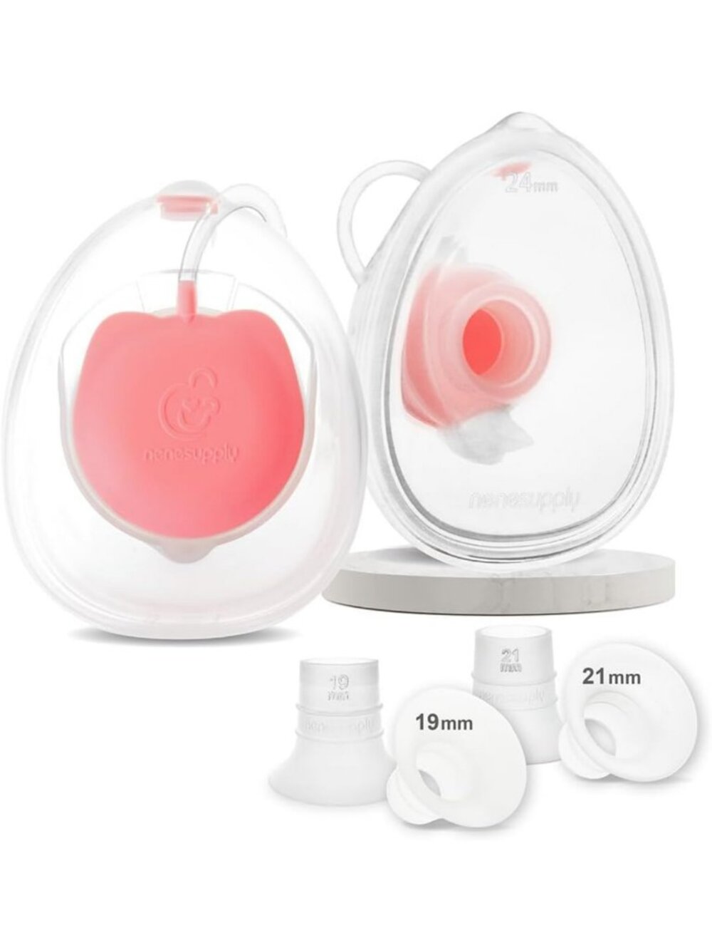 Hands-Free Wearable Breast Milk Collection Cups - Compatible with Spectra & More